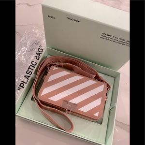Off-white Diagonal Mini Flap Bag
